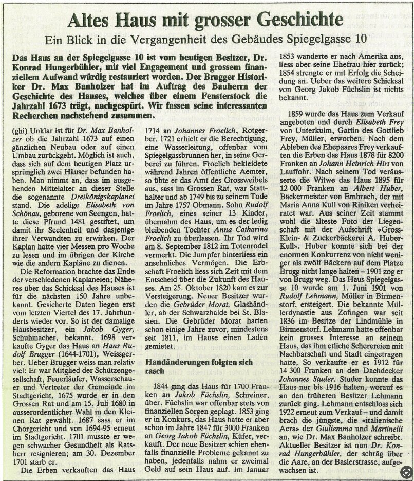Zeitungsartikel