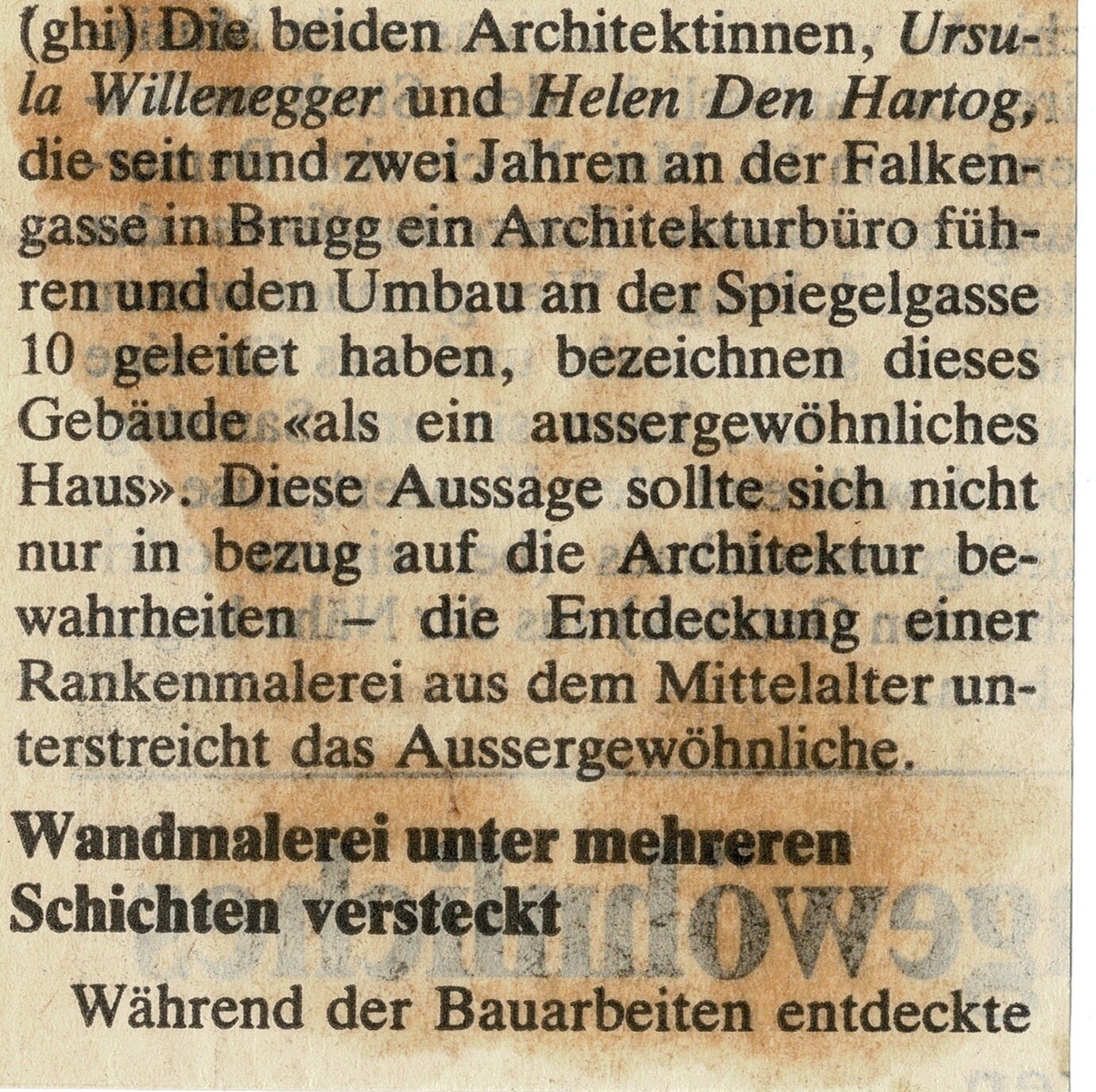 Zeitungsartikel