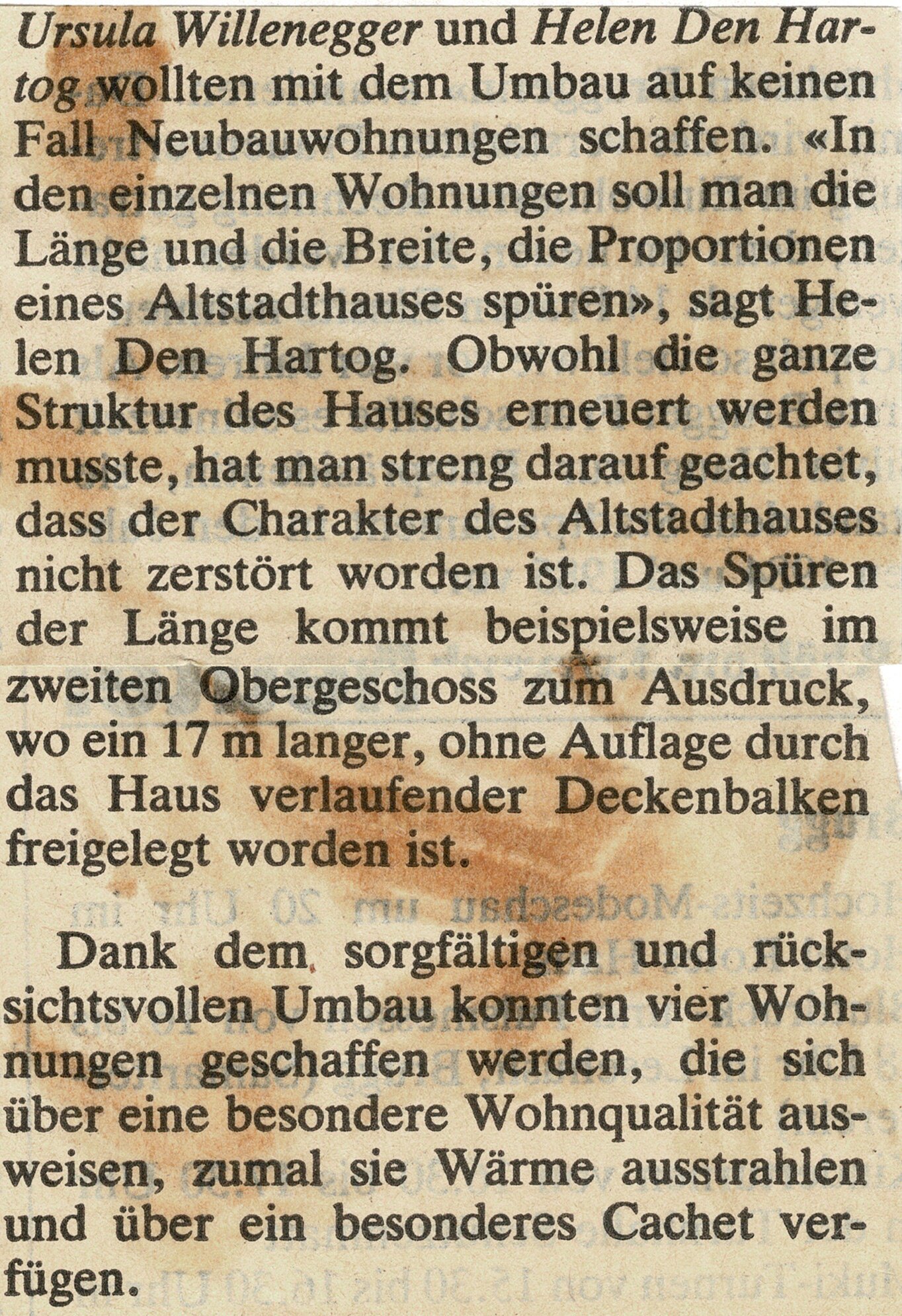 Zeitungsartikel